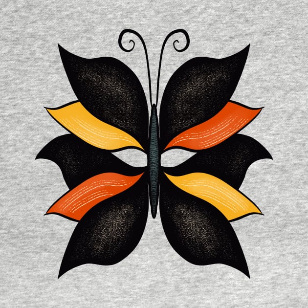 Beautiful Butterfly Weird Abstract Insect by Boriana Giormova